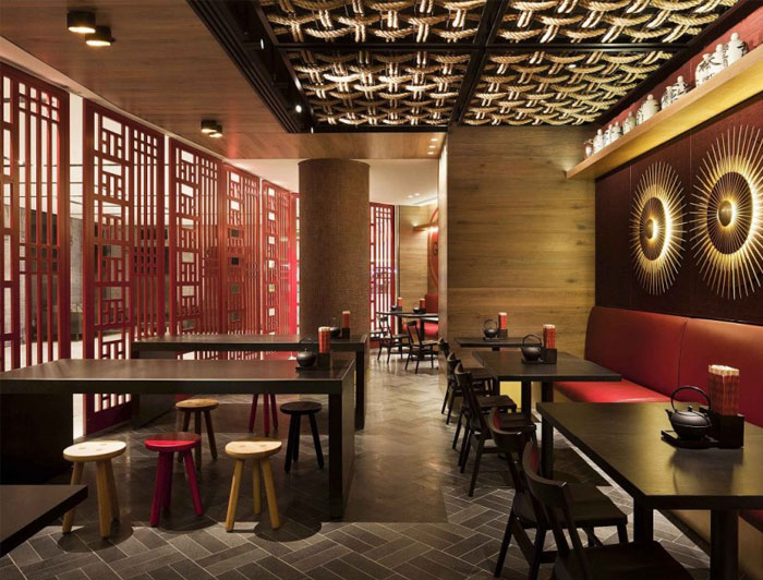 Modern Japanese Style Restaurant - InteriorZine