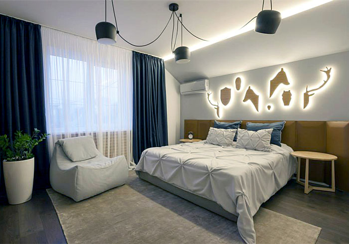 contemporary-bedroom-design-in-blue-and-beige