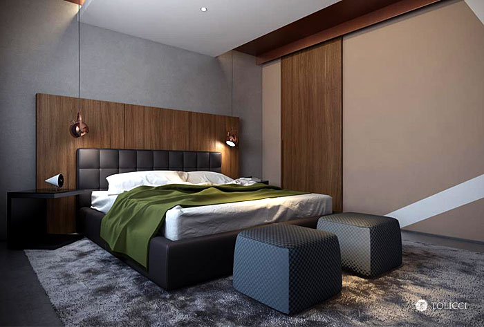 Stilish Bedroom by Studio Tolicci InteriorZine