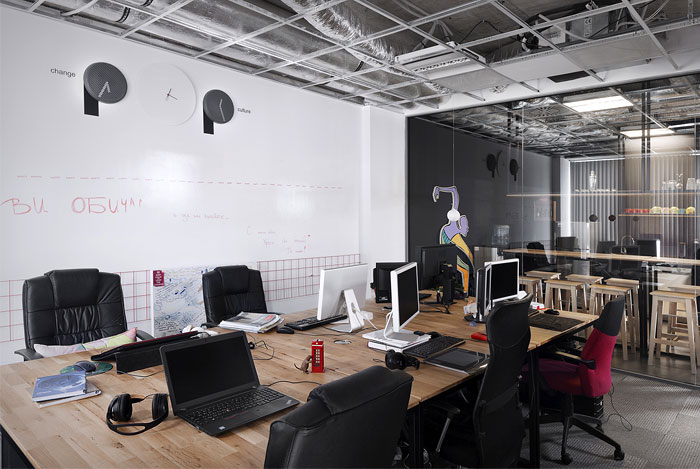 advertising agency office cache atelier 8