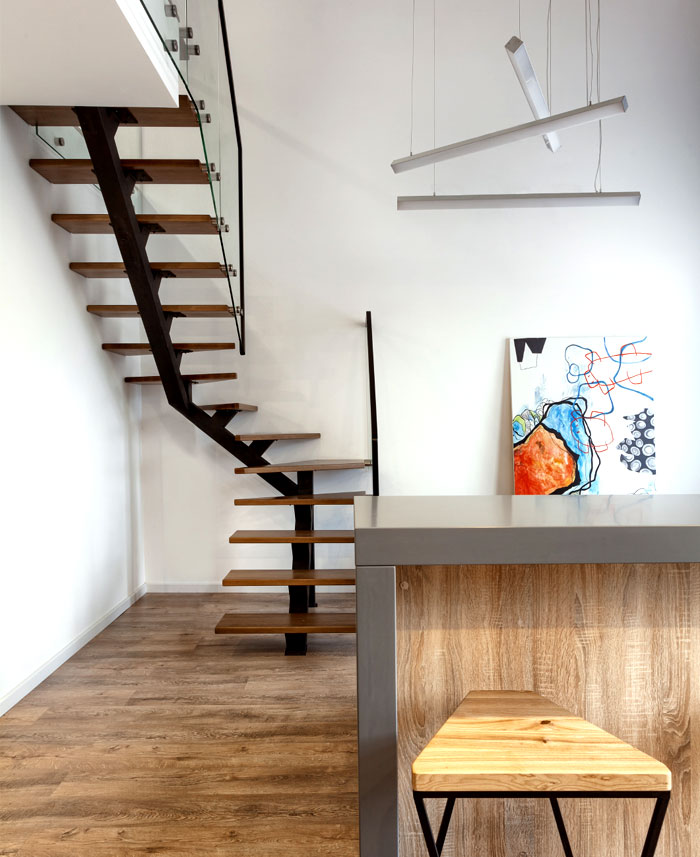 two level apartment martin architects 1