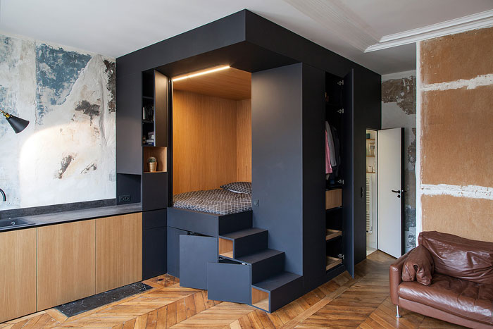 50 Small Studio Apartment Design Ideas 2020 Modern Tiny