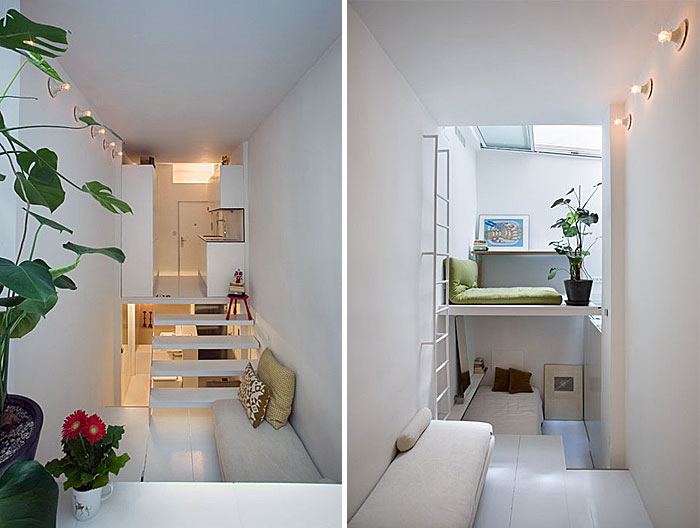 very small studio apartments