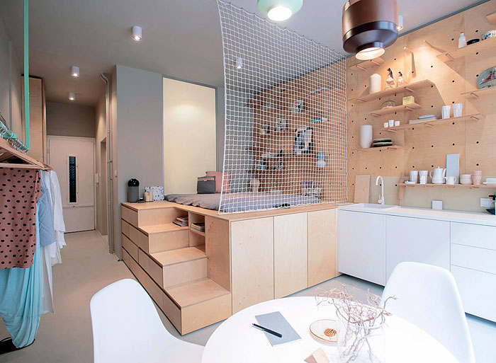 50 Small Studio Apartment Design Ideas Modern Tiny Clever Interiorzine