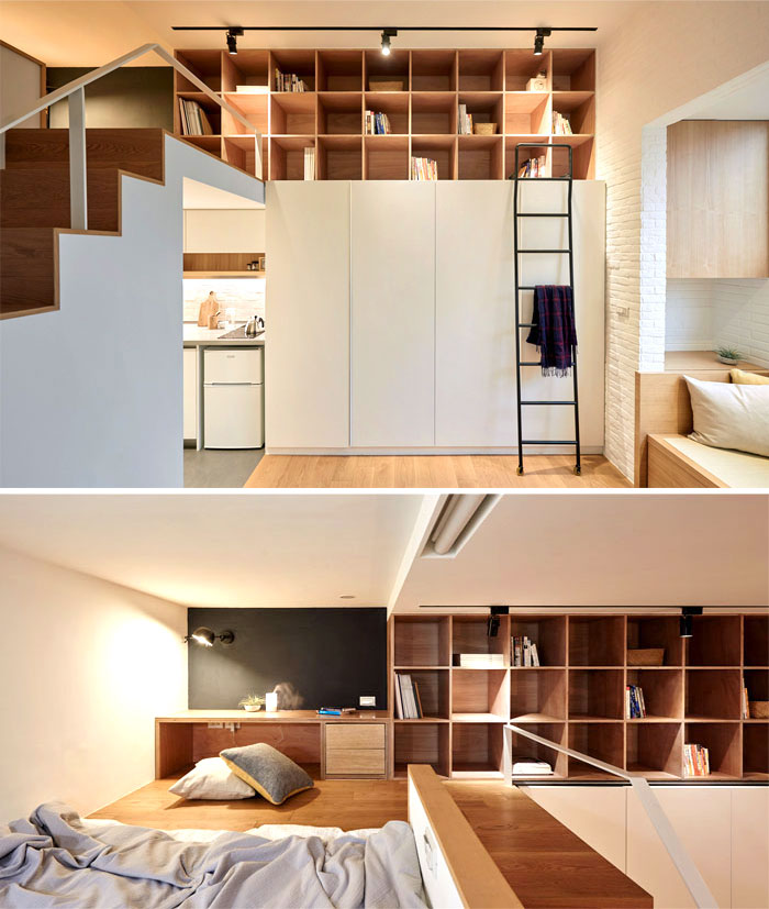 small studio apartment design young people