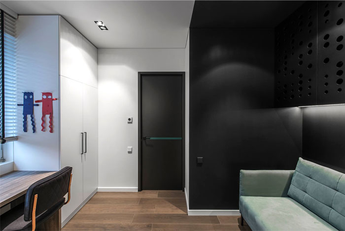 redeco bachelor pad dark colors 9