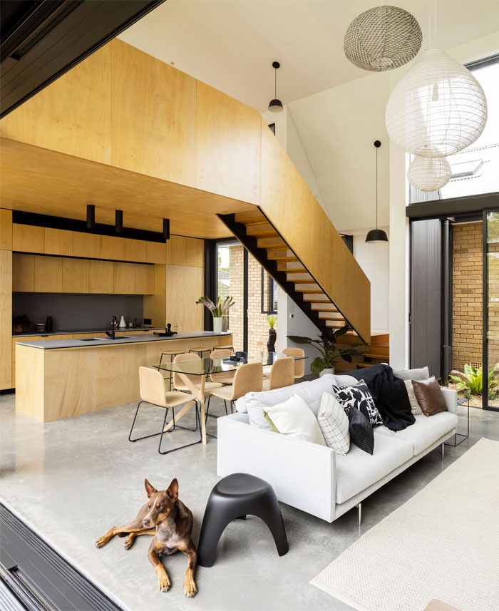 yellow brick house extension christopher polly architect 11