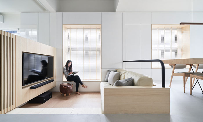 modern tv divider design