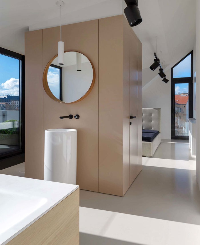 stylish mezzanine apartment bratislava 13