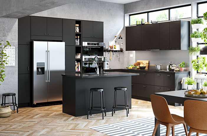 Black Kitchen Design Ideas - Pictures of Black Kitchens - Elle Decor