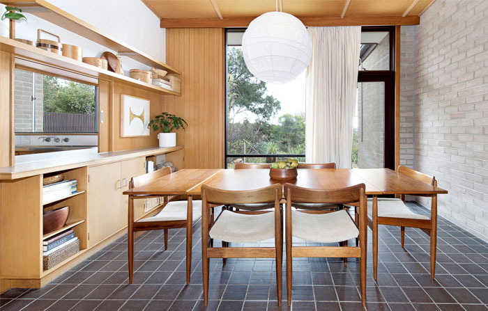 Mid century modern shop small kitchen table