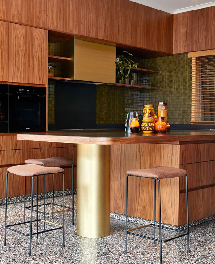 65 Adorable Mid Century Modern Kitchen Ideas mid century modern kitchen ceramic tiles 7