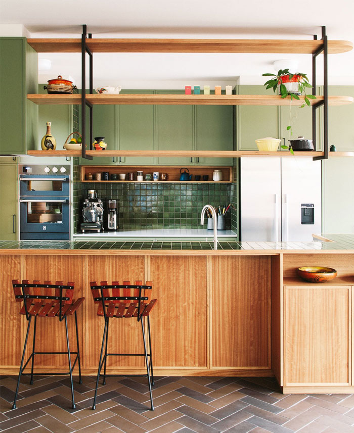 65 Adorable Mid Century Modern Kitchen Ideas - InteriorZine