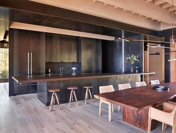 65 Adorable Mid Century Modern Kitchen Ideas mid century modern sleek kitchen cabinets 1