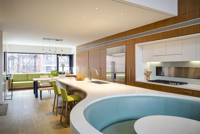 65 Adorable Mid Century Modern Kitchen Ideas modern kitchen round dining table 1