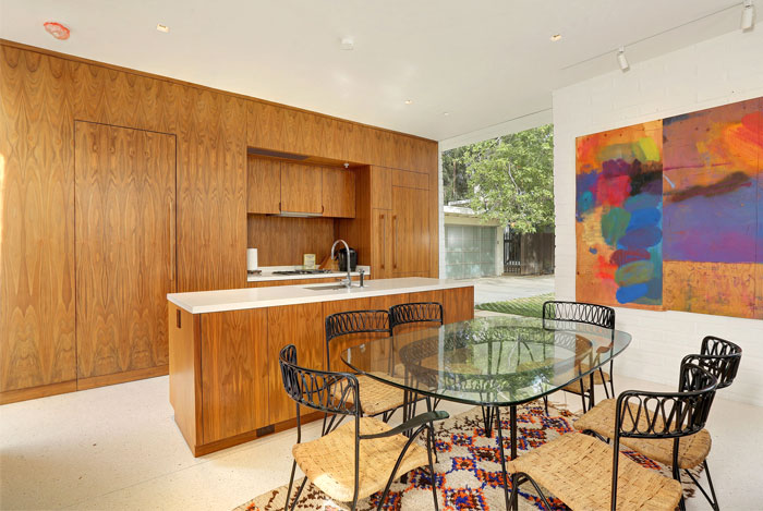 65 Adorable Mid Century Modern Kitchen Ideas modern kitchen round dining table 3